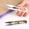 Tool 1Pcs Trimming Sewing Scissors Stainless Steel U Shape Tailor Clippers DIY Yarn Tailor Cross Stitch Craft Home Embroidery