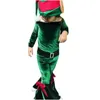 衣服セット幼児の赤ちゃんガールズクリスマス衣装サンタクロース衣装2022年子供トップスベルトパンツ帽子服