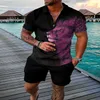 Hochwertige Herren-Golf-Sport-Trainingsanzüge, Polo-Tiger-Print-Shirt, Sommer bedruckte Kurzarm-Shirts, Herren-Casual-Streetwear, Plus-Size-3XL-Poloshirt, Jogger-Lauf-Polos