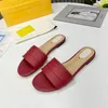 Luxury Designer slippers beach classic flat slippers summer women's leather sexy sandals large 35-42 with box