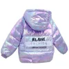 Flickor Down Jacket Baby Girls Boys Snowsuit Jackets Winter Children Clothing 2-7 Year Fashion Kids Hooded Zipper Ytterkläder Jackor J220718