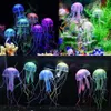 Nyhetsartiklar Artificial Glowing Moon Jellyfish Fish Tank Underwater Ornaments Decoration Aquatic Goldfish Pet Supplies Home Accessoarer