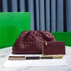 مصمم الفاخرة الخوخ intreciato حقيبة كروسة العصيدة حقيبة الكتف Bordeaux 7A حجم الجودة: 38*20*8.5 سم
