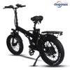 750 Вт 20-дюймовый складной электрический снежный велосипед S600 MAX скорость 50 км, жирный шинный велосипед, передняя задняя двойная суспензия