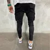 Heren Rekbare Skinny Ripped Jeans Mannen Slim Fit Denim Hoge Kwaliteit Jean Mode Joggingbroek Hiphop Broek Jogger Potlood Broek 220408