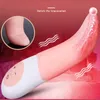 Clitoride Licking Tongue Vibratore Stimolazione del clitoride G-Spot 12 Vibrazione Masturbatore orale Giocattoli sexy per le donne