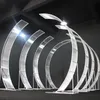 DIY Grand event Iron sunshine board wedding arches party backdrops props T-Stage large arch road lead wedding flower wall stand props