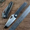 Två Sun M390 BLADE Folding Pocket Knifical Tactical Knifing Camping Knifing Outdoor Tool Titanium Handle Front Fast Open TS136
