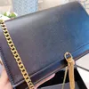 diseñador nuevas mujeres Carteras Borla Cadena Bolsas cruzadas 23 Luxurys Lady Moda marca Hombro Casual Cocodrilo bolso para mujer