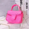 Designer Girls Handtassen Fashion Kids Letter Metal Chain One Shoulder Bags Mini Wallet Luxe Kinderen PU Casual Messenger Bag Purse A8789