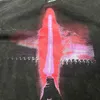Camiseta kith 2022ss, camisetas extragrandes de Kith, camisetas lavadas con estampado de personajes Anakin Leia Luke