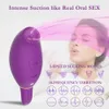 Silikonowy doustny ssanie wibrator Licking 10 Wibrujący seksowne zabawki dla kobiet stymulator sutek łechtaczki żeńska masturbacja