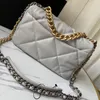 Luxe handtassen ontwerper Chanellybag Women mode topkwaliteit lambskinehond zacht lederen tote tas portemonnee metalen ketting flap schoudertassen