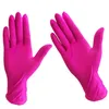 Hoge kwaliteit wegwerpbare zwarte nitrilhandschoenen poeder voor inspectie Industrieel lab huis en supermaket comfortabel pink278a2649