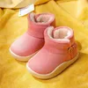 Kushyshoo Children's Cotton Shoes Winter Baby Fleece Toddler Shoes Boys Snow Boots Children Warm Shoes Bar Boots Girls LJ201201