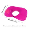 U-Shape Travel Pillow Inflatable Airplane Car Pillows Foldable Manual Press Type Air Neck Cervical Vertebr Cushion HY0435