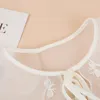 Bow Ties Women Sweet Lace Fake Collar Shawl Wrap Necklace Embroidery Shirt Detachable Collars Removable Sweater Doll False Fred22