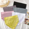 Finetoo 2pcs/Set Sexy Women Panties Invey Giyim Kızlar İçin 10 Düz Renkler Kızlar İçin Düzey Pantolon