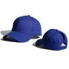 Solidny kolor baseballowy dla kobiet wiosna lato sunhat sportowy czapkę niechlujną czapki o wysokim ogonie bun ogon 220629