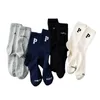 Sokken HOSIERY 3PC DRUMENDE KLEDING Running Letters Patroon Elastische Simple Style Casual Sports Lange accessoires