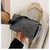 2022 Luxury Rhinestone Handbag Women Designer Brand Bag Bling Diamond Shoulder Bag Fashion Purse Ladies Messenger Crossbody Bags Y220421