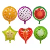 18 Inch Fruit Balloon Birthday Party Decor Balloon Pitaya/Orange/Kiwi/Carambola/Watermelon/Strawberry Shaped Foil Balloons