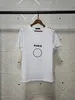 Designer Woman T Shirt Fashion Top Man Coin Letter Print with Button Up Womens Tee White Cotton Short Sleeve Summer for Lovers Str229m