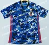 Camisas de futebol Número dos desenhos animados 2018 Copa do mundo Japão Camisa de futebol Capitão TSUBASA 10 OLIVER ATOM KAGAWA ENDO 9 HYUGA Custom 2020 2021 2022 Blue Football