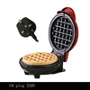 미니 전기 와플 제조업체 110V-220V 버블 계란 케이크 오븐 아침 식사 사랑 하트 모양의 와플 메이커 EU US UK Plug