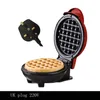 Mini Electric Waffles Maker 110V-220V Bubble Egg Cake Oven Breakfast Love Heart Shaped Waffle Maker EU US UK Plug