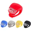 Silicone Bike Bicycle Cycling Filh Wheels Avant LED LED FLASH BICYLY LUMIÈRE BLACHED COMPRENDRE LA BATTERIE SHIP4175687