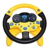 Электрическое симуляционное рулевое колесо Baby Kids Musical Education Copilot Croller с легкими звуковыми игрушками