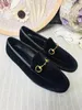 scarpe classiche da donna firmate piatte Scarpe eleganti 100% vera pelle bovina Fibbia in metallo Scarpa casual in pelle da donna Muli Princetown Uomo Mocassini pigri calpestabili Taglia grande 34-46