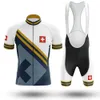 Sommar Retro Team Cykling Jersey Suit Mens Bike Shirt Bib Shorts Set Kortärmad Cykel Kläder Mountain Bike Outfits Ropa Ciclismo Outdoor Sportswear Y22041805