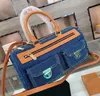 Designer Denim Handbags Purses Large Capacity Shopping Bag Women Totes Travel New Fashion Sho