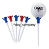 Tees Golf Fly Ball Tee 83mm للسائقين Hybrids Hybrids Golf Ball Holder Drop Drop 5 Pcs/Bage