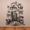 Wall Stickers Funky City Sunshine For Living Room Home Art Decoration Decals Travel Holiday Poster Decor TA23WallWall