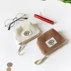 10st mynt pursar kvinnor bomullsnättryck små plånbok blandar färg