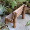 Декоративные предметы фигурки миниатюрная скамейка скамейки садовой