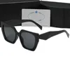 Projektant mody okulary przeciwsłoneczne Klasyczne okulary gogle na zewnątrz plażowe okulary przeciwsłoneczne dla mężczyzny Opcjonalna trójkątna podpis