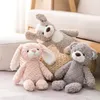 High Quality Soft Long legs Bunny Teddy Bear Dog Elephant Unicorn Stuffed Cartoon Animals Baby Appease toy doll toy for Children 220706