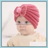 Cappelli Cappelli M386 Nuovo Autumn Inverno Bambini a maglia Bera di lana in lana Bowknot Skl Cap Boys Girls Girls Warm Children Turban Mxhome DHWHF