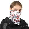 Bandanas 24cm Masque à demi-visage chaud sportif extérieur à travers le vent Moulonnaire de ski Headscarf pour hommes et femmesbandanas