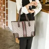 Bolsos grandes de hombro para mujer, bolsos grandes de cuero a la moda de lujo para compras de diseñador a cuadros, bolsos de viaje para fiesta, bolsos para ordenador portátil para mujer 2022