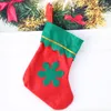 Mini Bas De Noël Arbre De Noël Flocon De Neige Bas Père Noël Bonbons Cadeau Chaussette Sac Fête De Noël Suspendus Décoration Chaussettes BH7383 TYJ