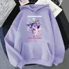 Felpe con cappuccio da donna Felpe Sangonomiya Kokomi Felpa con cappuccio Genshin Impact Gioco invernale Costume Kawaii Abbigliamento Estetico Streetwear Oversize Su