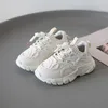 Kinder sperren atmungsaktive Sneaker Frühling Herbst Baby Soft Bottom Casual Schuhe Schulsport für Jungen Mädchen 220708