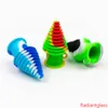 Pagoda shape silicone pipes 46*46*30cm smoking pipes with hole can be hold anywhere