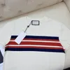 Men's T-Shirts New AOP jacquard letter knitted sweater in autumn / winter 2022 Custom jacquard knitting machine enlarged detail crew neck cotton ek8 Sweatshirt e4to