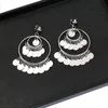 Clip-on Vis Retour Mode Déclaration Clip Sur Boucles D'oreilles Grand Rond Géométrique Pas De Clips D'oreille Percés Pour Les Femmes Suspendus Boucle D'oreille Moderne JewelryCli